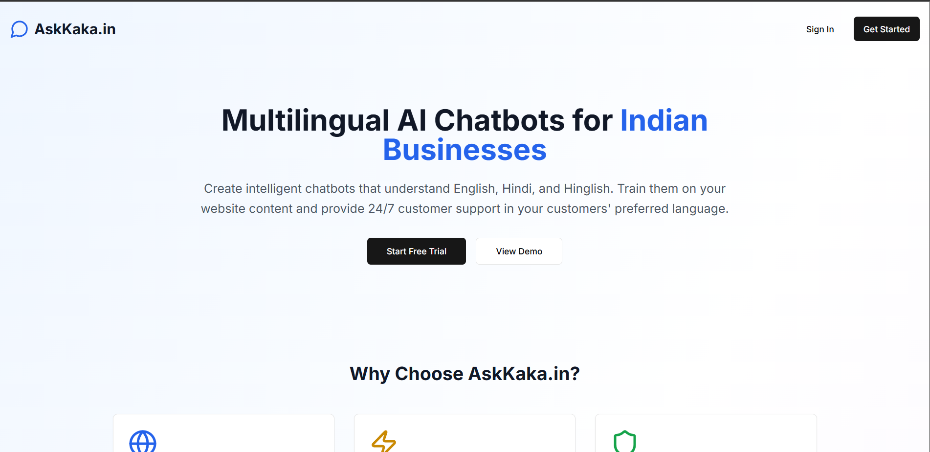 AskKaka - AI-Powered Chatbot